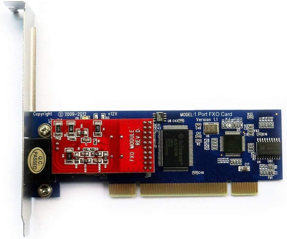 FXO Card with 1 FXO Port PCI Slot U96198