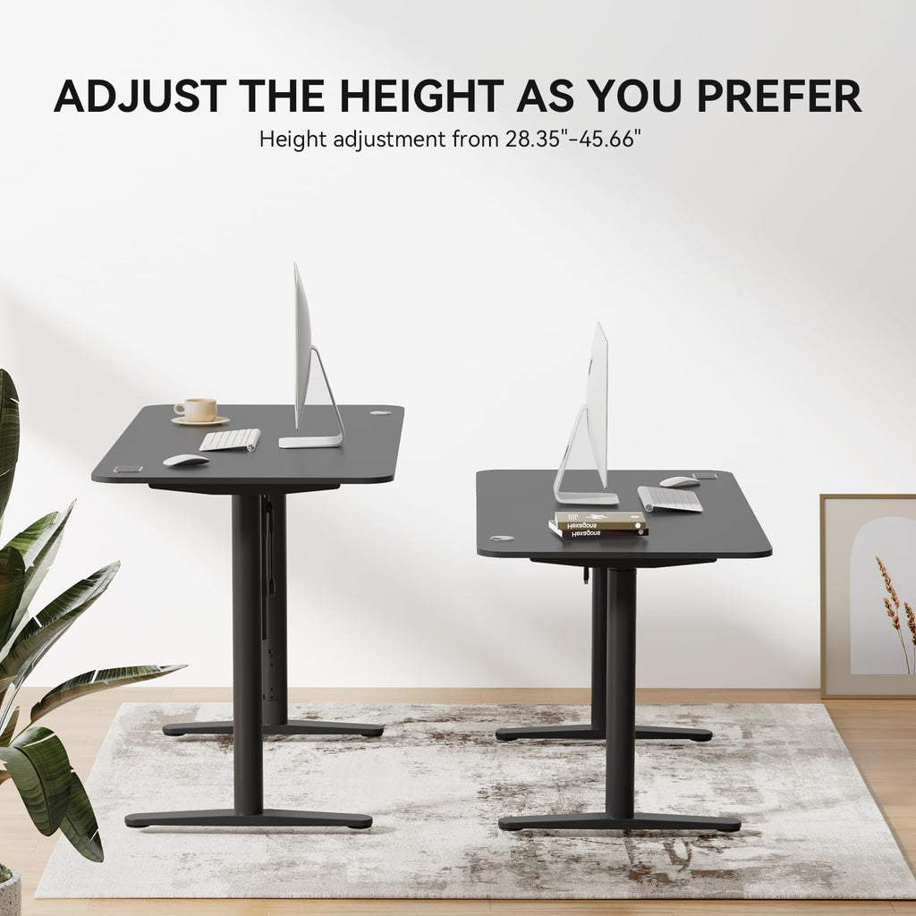 Adjustable Standing Desk (Black, 55 * 28 inch) D89118
