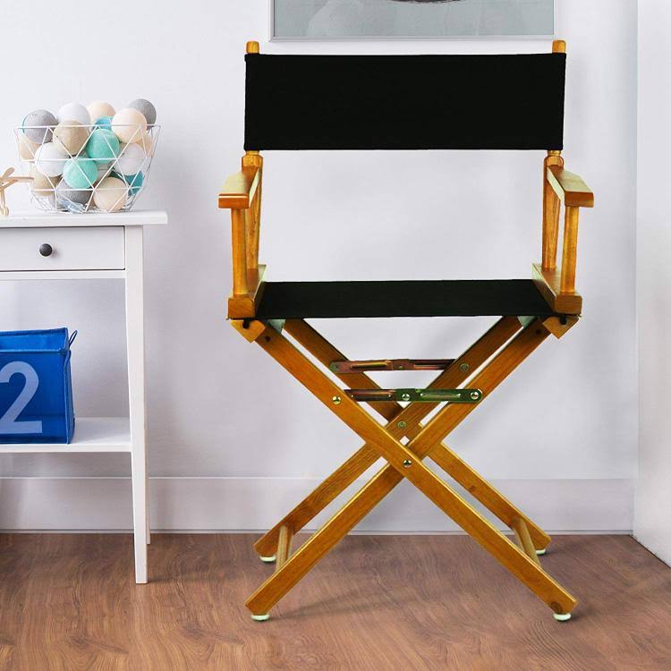 Director's Chair Honey Oak Frame Black Canvas K623
