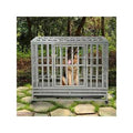 Silver 38-in Heavy Duty Dog Crate B5648