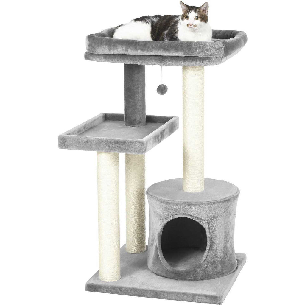 42-in Heavy Duty Faux Fur Cat Tree Condo R50878