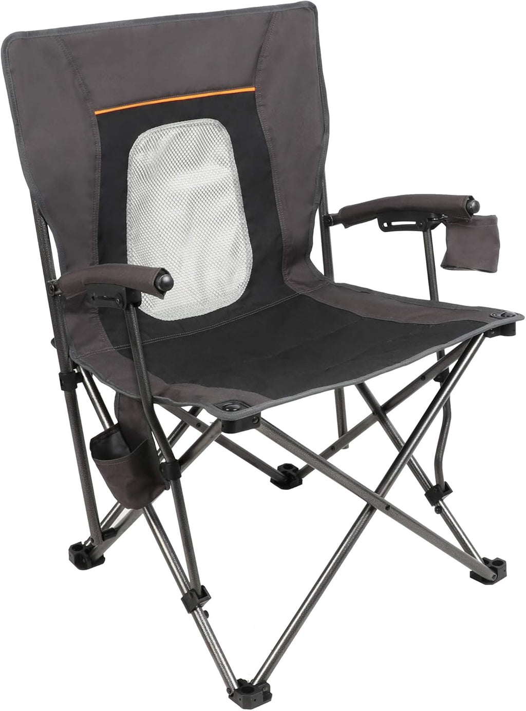 Blue Folding Camping Chair with Cup Holder W985162