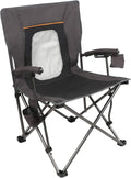 Blue Folding Camping Chair with Cup Holder W985162