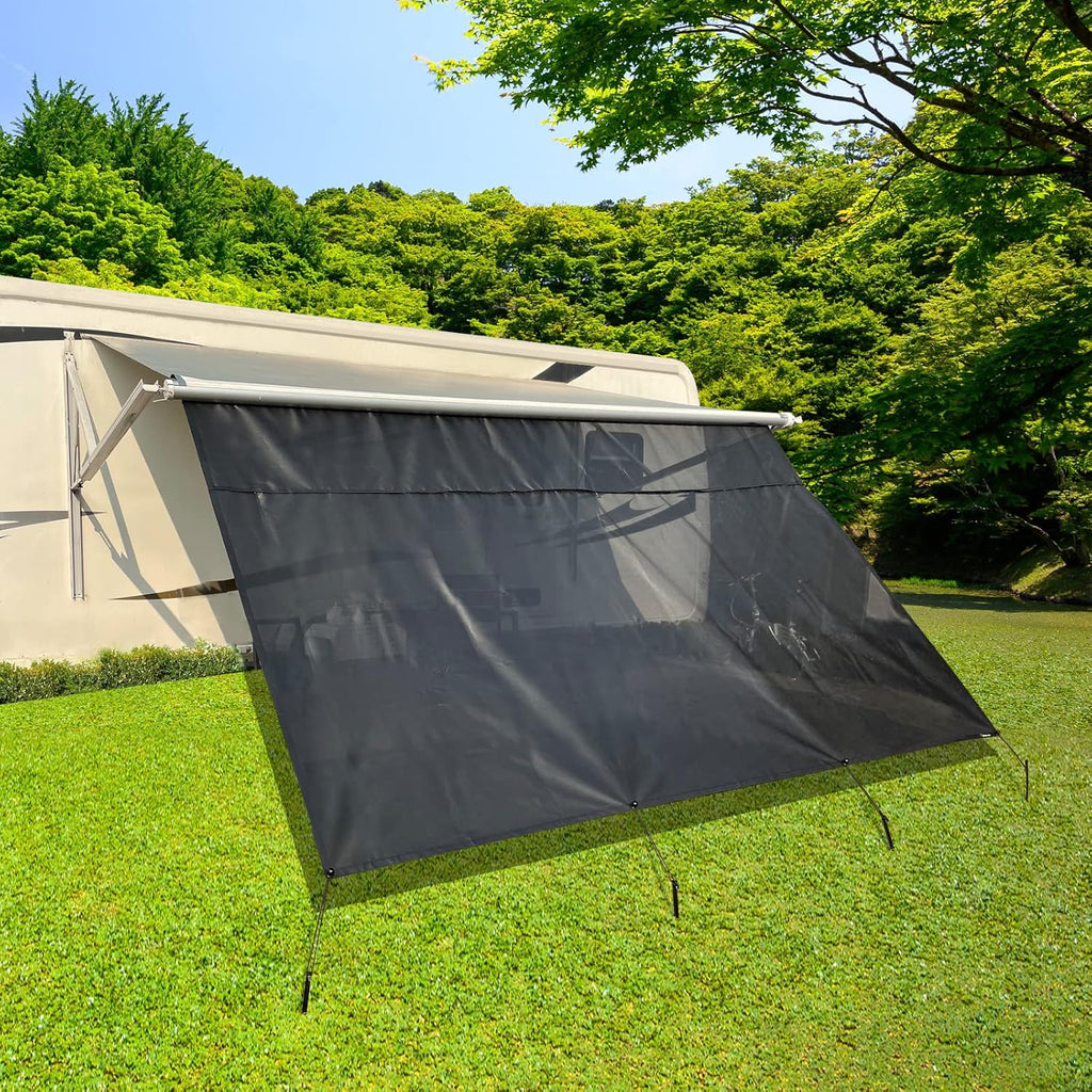 RV Awning Shade Screen with Zipper 8'X11'3'' R725230