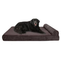 Memory Foam Corduroy Chaise Lounge Pet Bed Z450