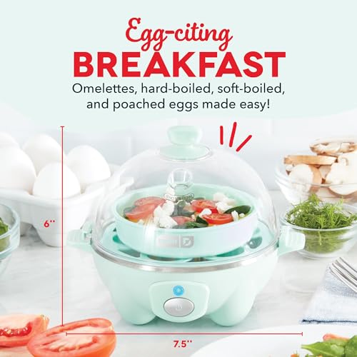6 Egg Capacity Electric Egg Cooker Black V445