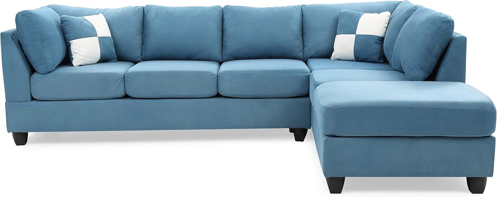 White Sectional G324958