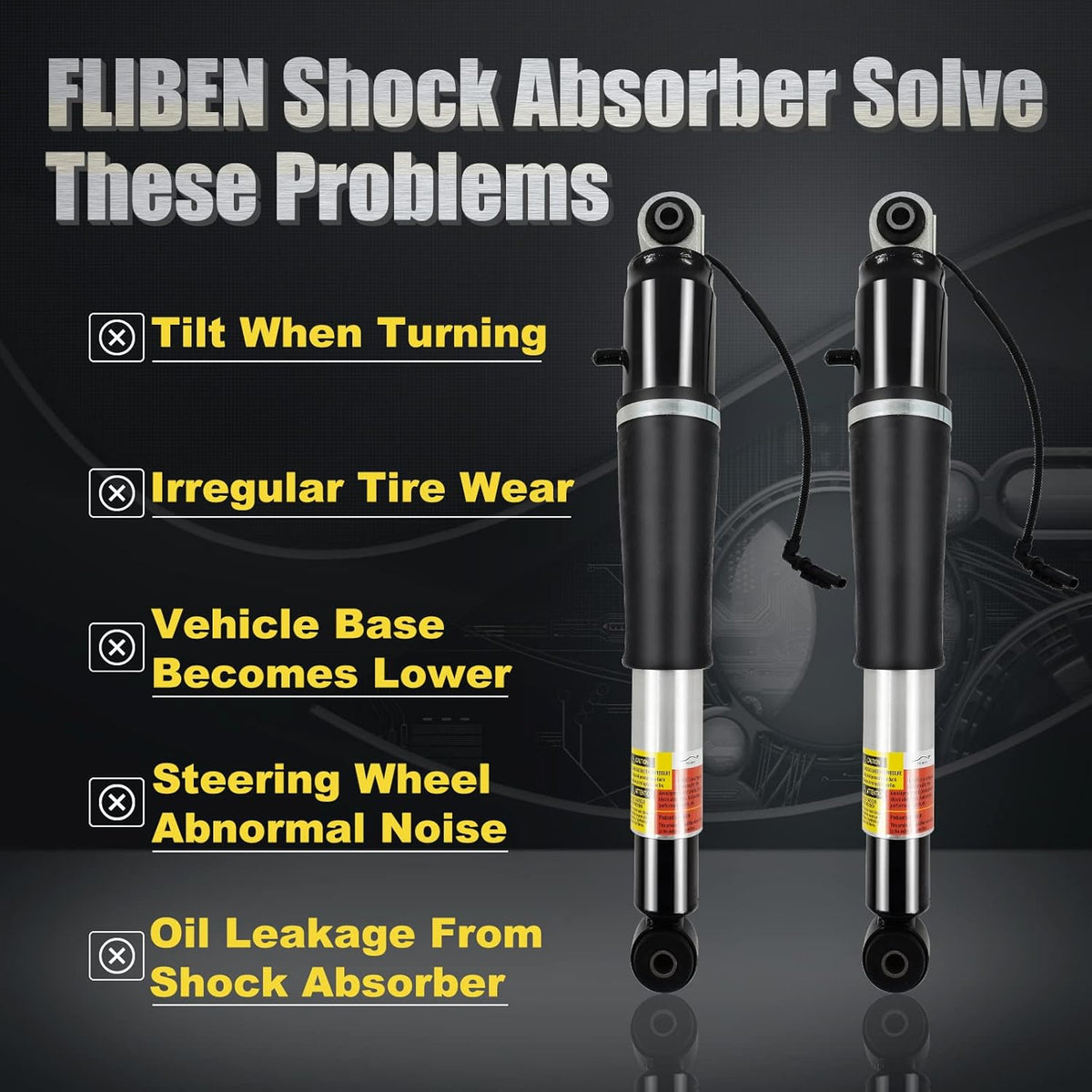 Rear Air Strut Shock Absorbers E3362
