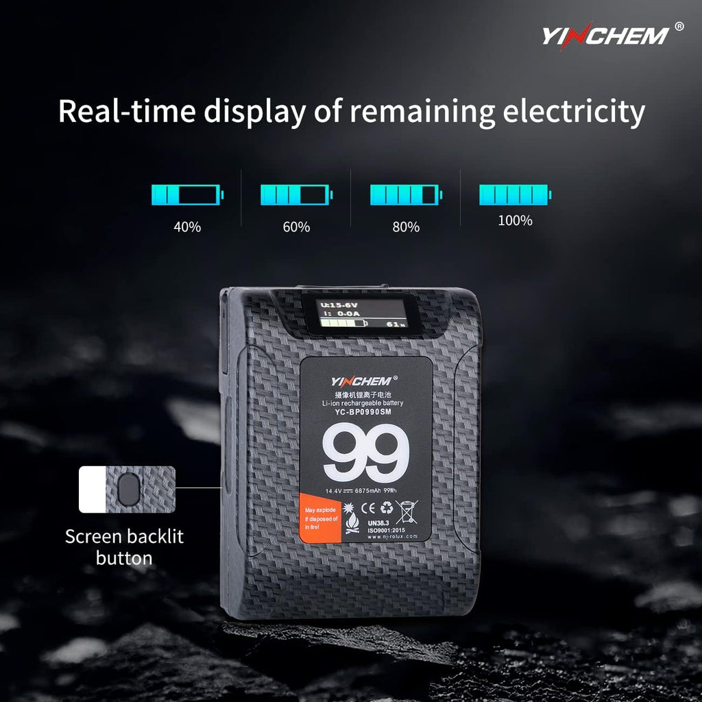 14.4V Mini Portable Lithium-ion Battery with LCD Screen K916