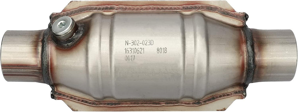 2.25 Inlet/Outlet Universal Catalytic Converter with O2 Port H174