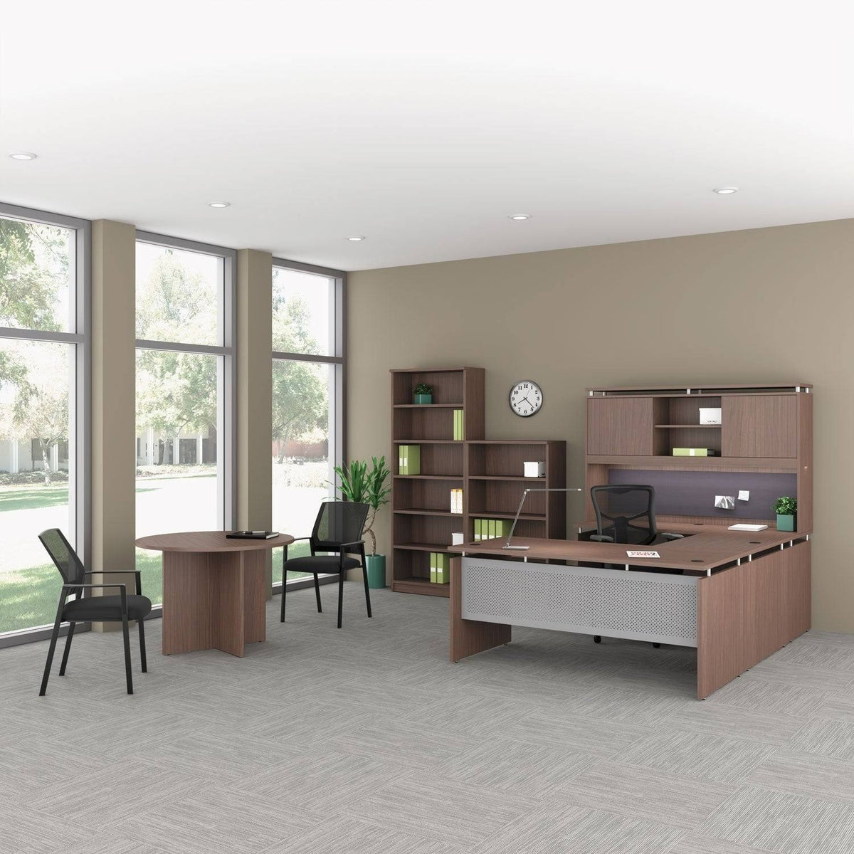 Six-Shelf Espresso Bookcase F263
