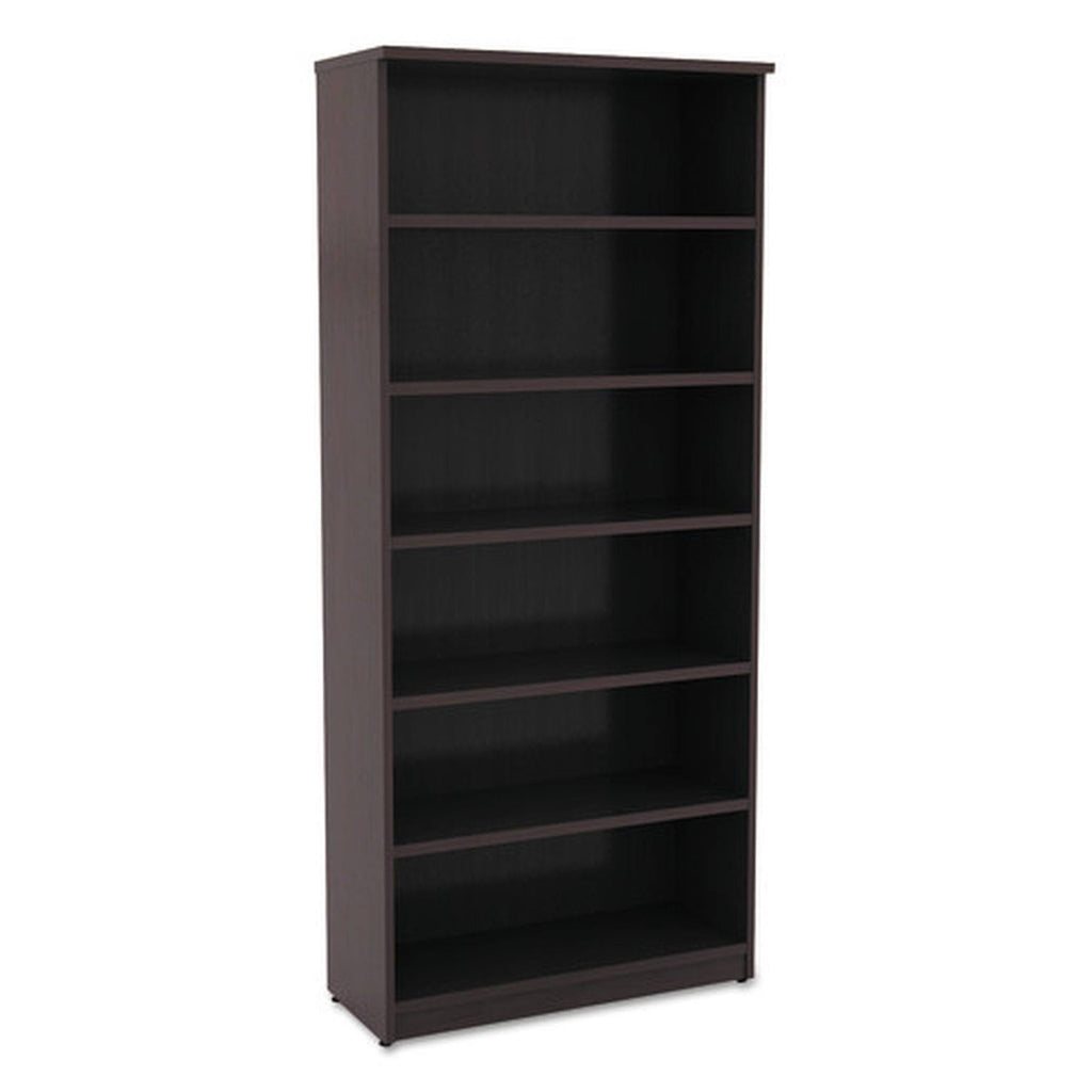 Six-Shelf Espresso Bookcase F263