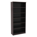Six-Shelf Espresso Bookcase F263
