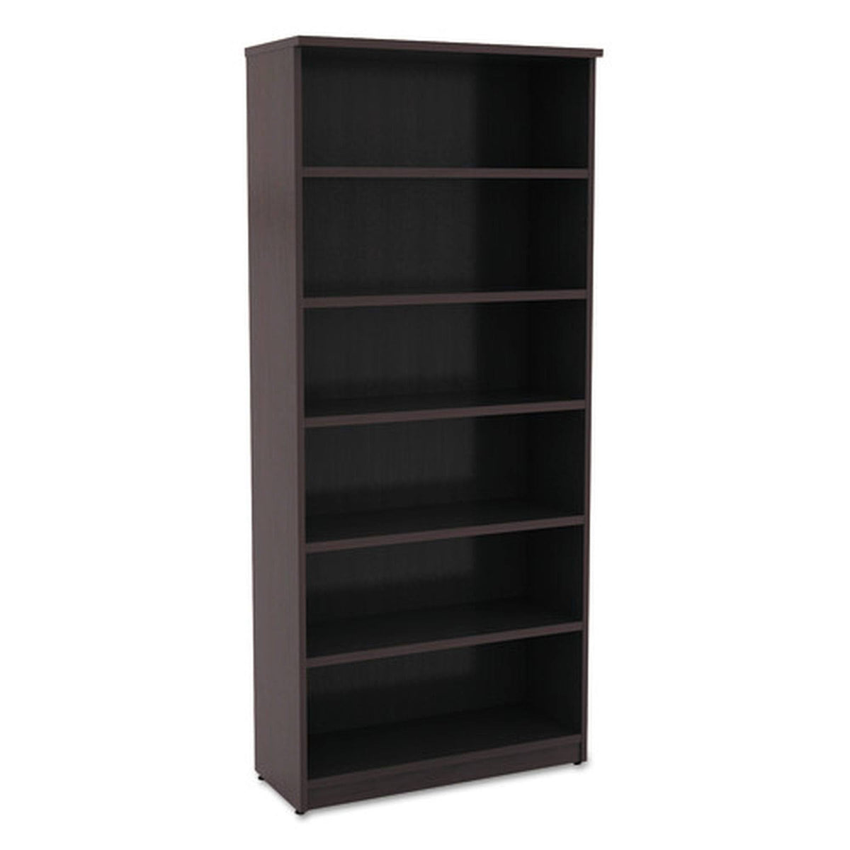 Six-Shelf Espresso Bookcase F263