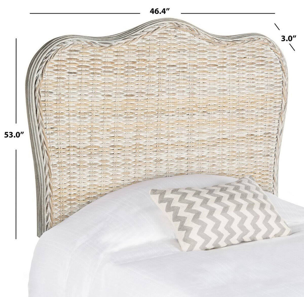 White Washed Headboard (Full) J55704