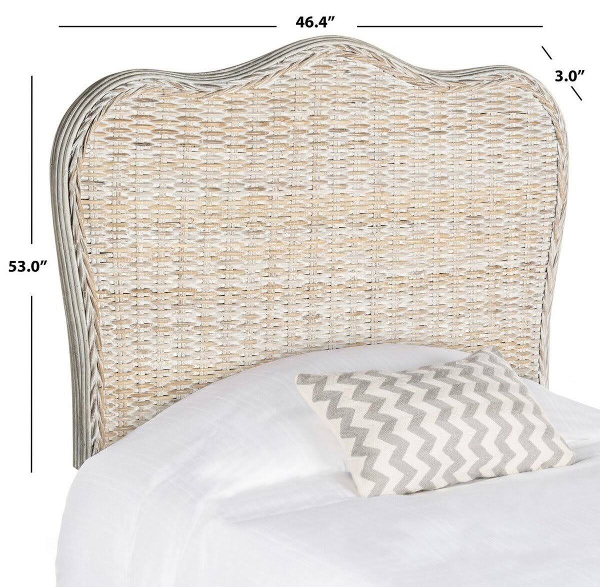 White Washed Headboard (Full) J55704