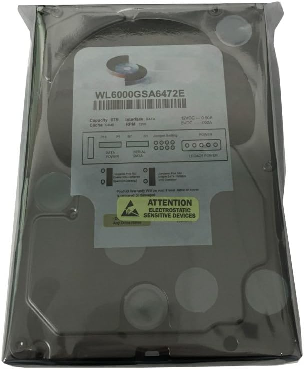 6TB 7200RPM 64MB Cache SATA 3.5 Hard Drive W89096