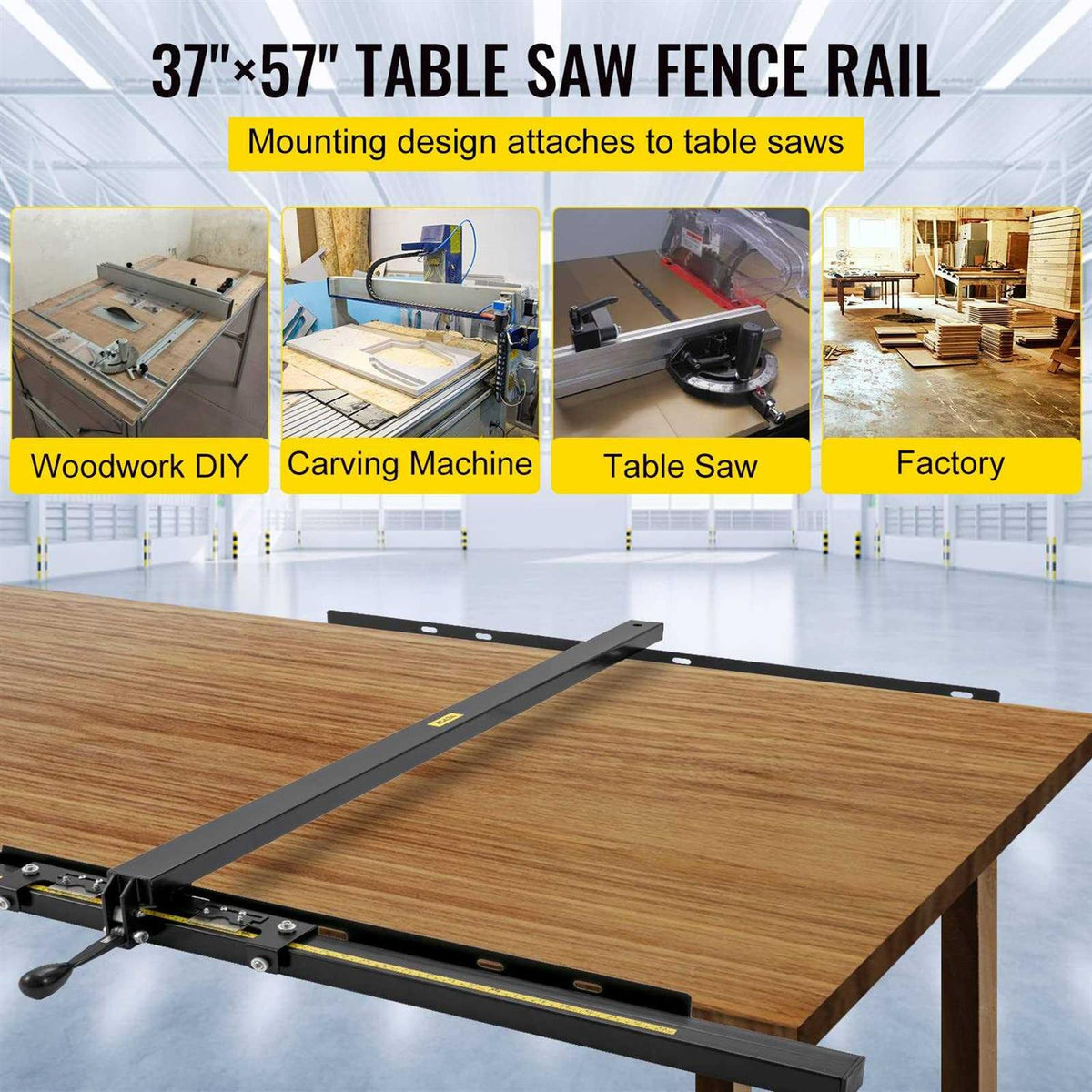 57×57 Table Saw Fence Rail L8019