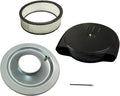 Steel Air Cleaner Set Black Finished G506
