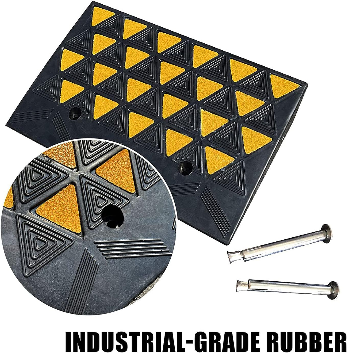 2 Pack 6'' Rise Rubber Curb Ramp M17861