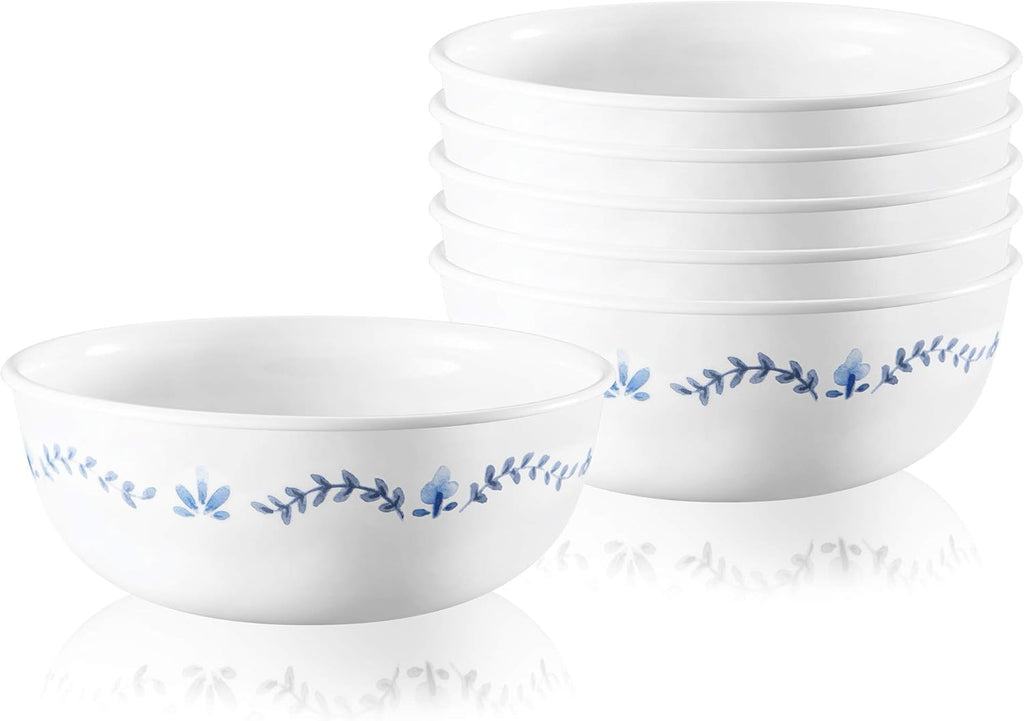 6-Piece Dinner Plates Set, Triple Layer Glass Round Plates S884