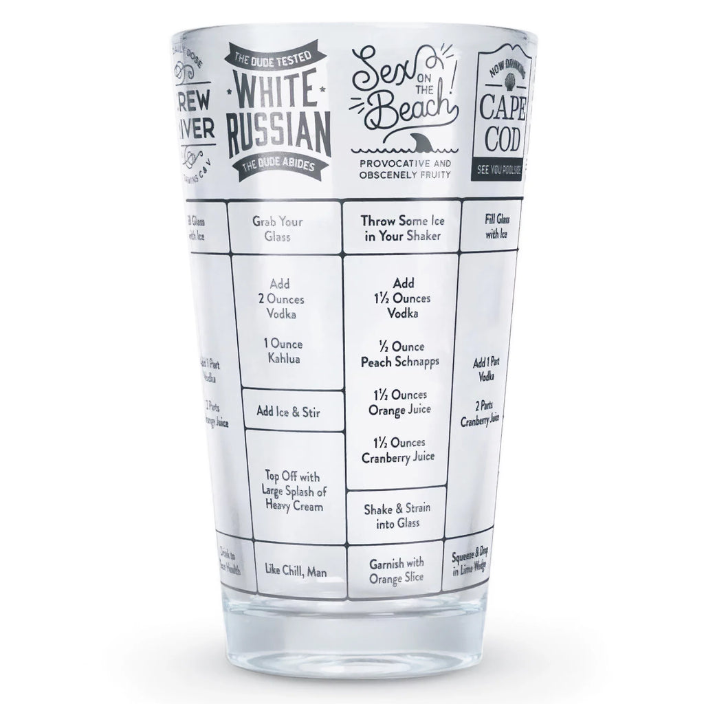 16 oz. Glass Cocktail Recipes G9154