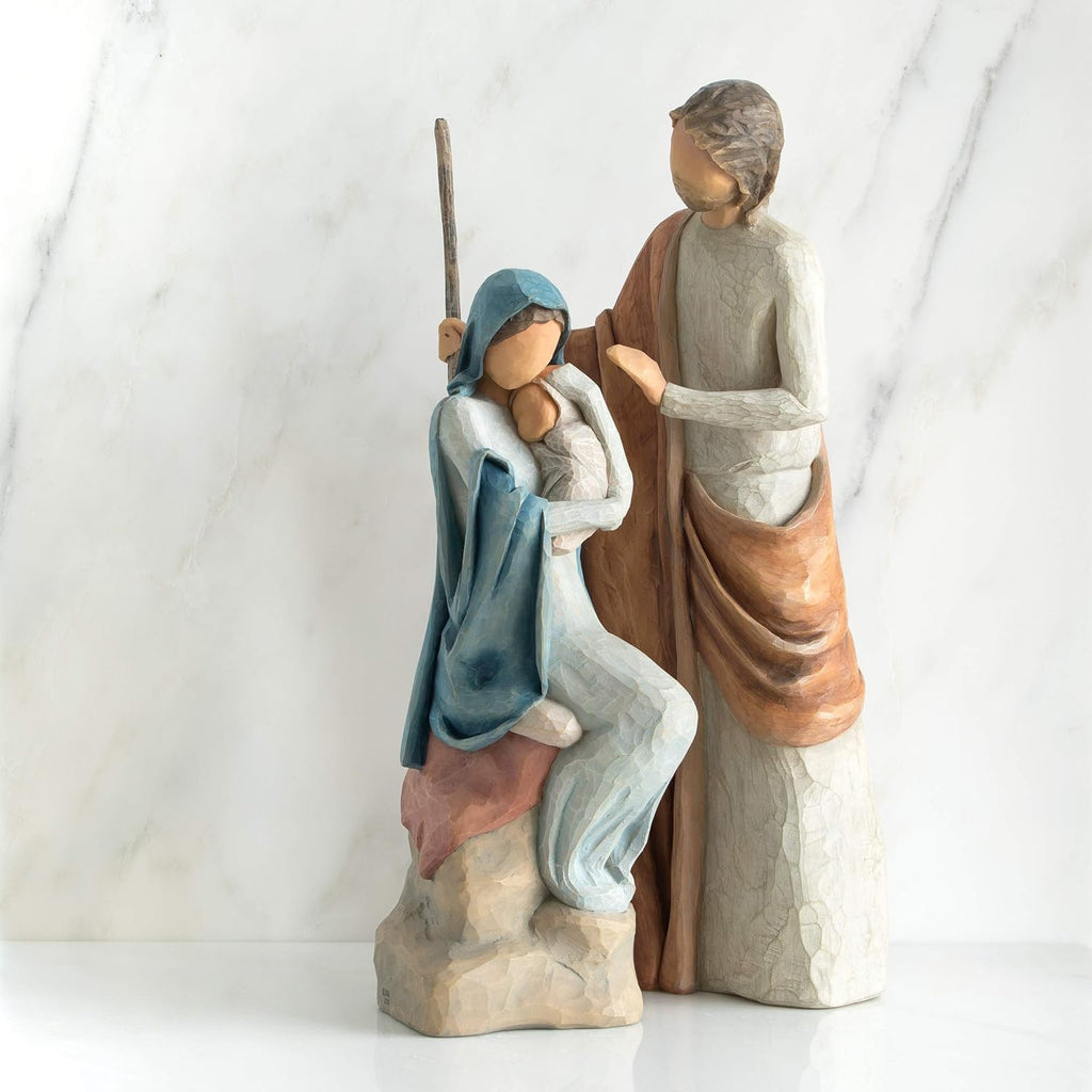 Sculpted hand-painted nativity figures N633