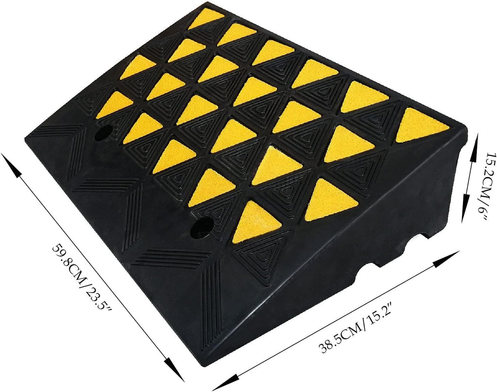 2 Pack 6'' Rise Rubber Curb Ramp M17861