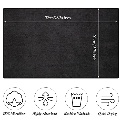 36 Packs Gray Microfiber Absorbent Salon Towels 16 x 28 Inches I49631