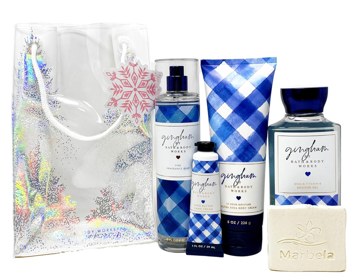 Gift Bag Set with Fine Fragrance Mist, Body Cream, Shower Gel and Hand Cream F558659