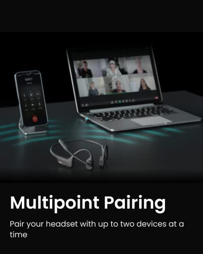 Bone Conduction Bluetooth Stereo Computer Headset with Boom Mic Y84338