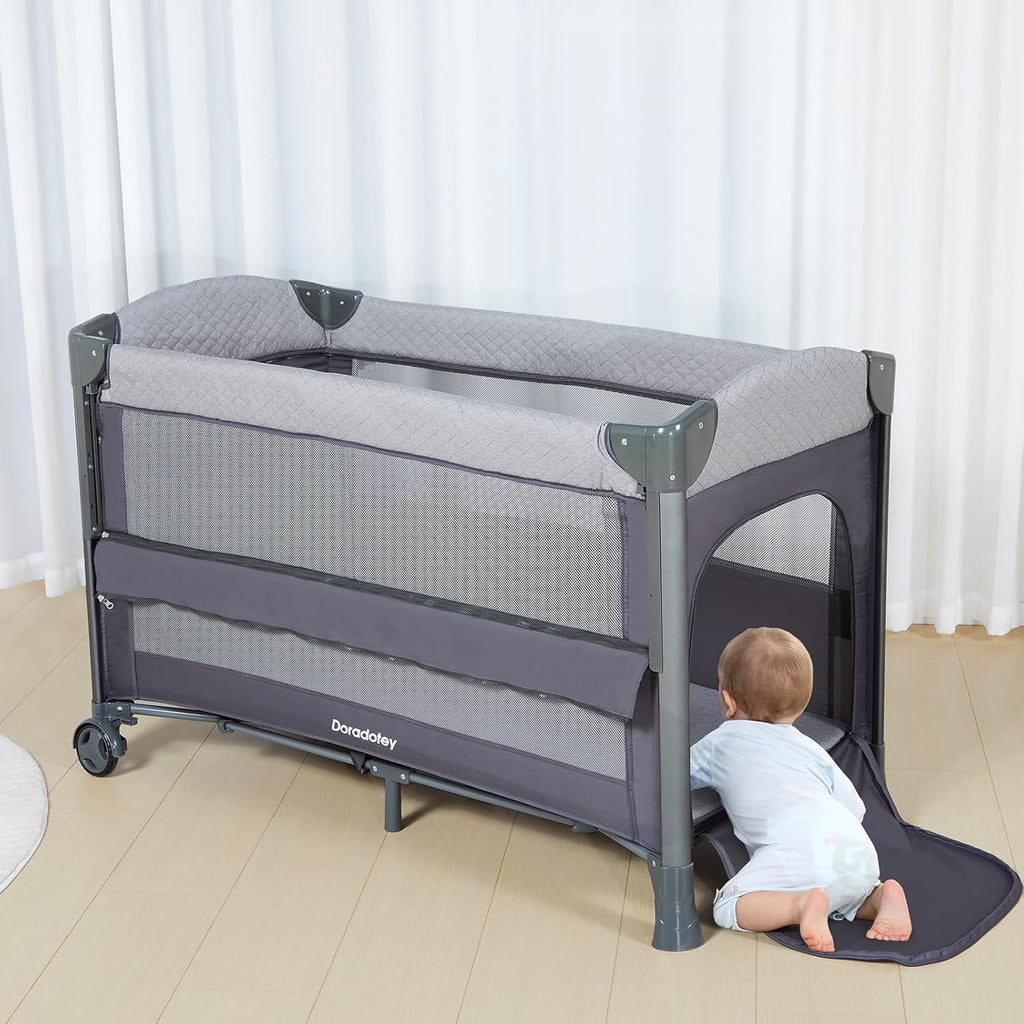 5 in 1 Pack and Play with Mattress, 3 Layers P736180