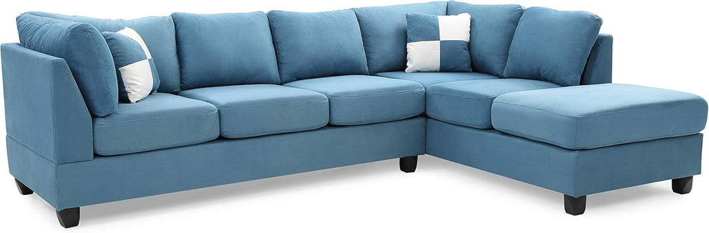 White Sectional G324958