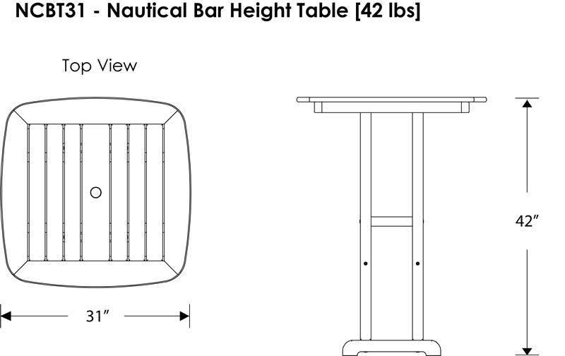 White Bar Table M279662