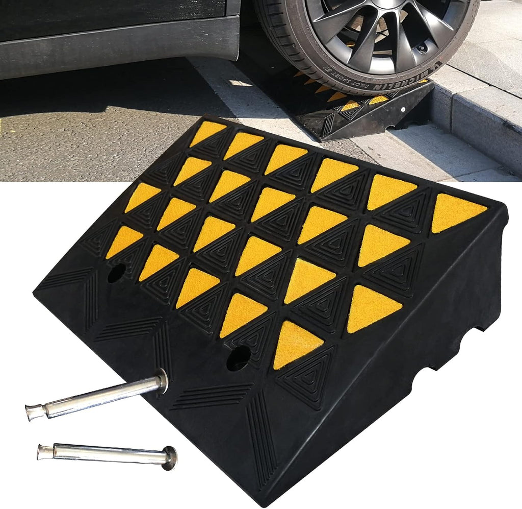 2 Pack 6'' Rise Rubber Curb Ramp M17861