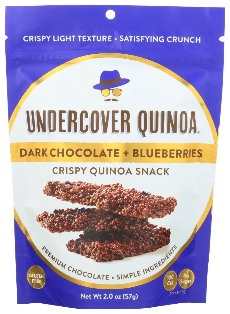 2 Oz Pack Of 12 Dark Chocolate Blueberry Quinoa Crispy D72556