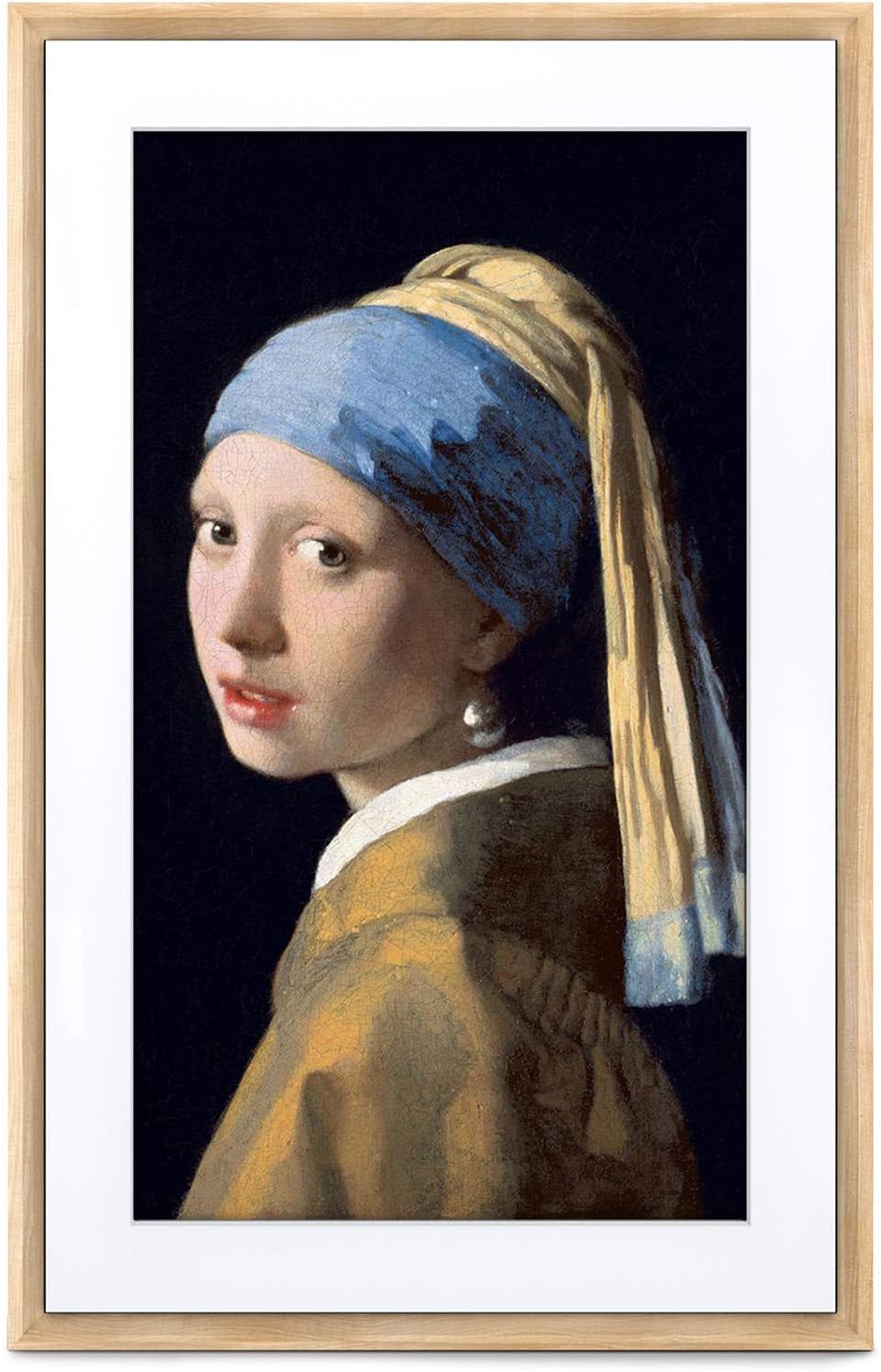 16X24 Dark Wood Frame Digital Canvas A582