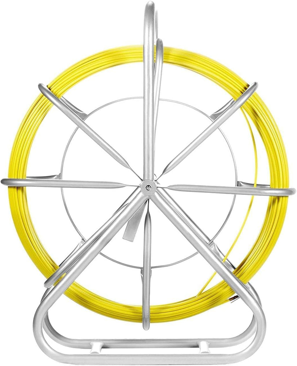 6MM 656FT Fiberglass Fish Tape with Steel Reel Stand B2967
