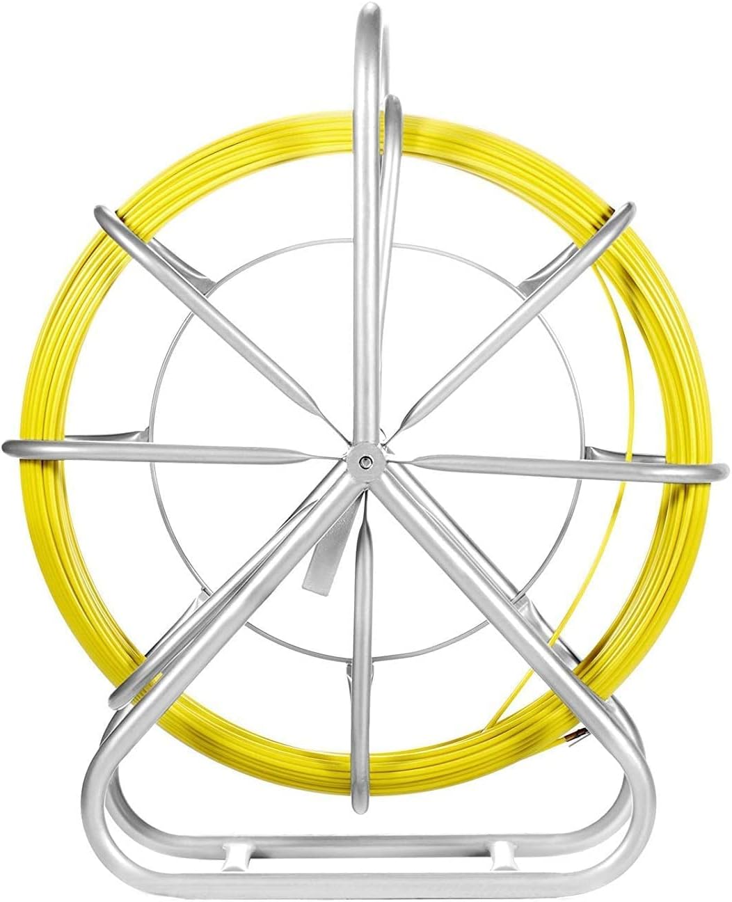 6MM 656FT Fiberglass Fish Tape with Steel Reel Stand B2967
