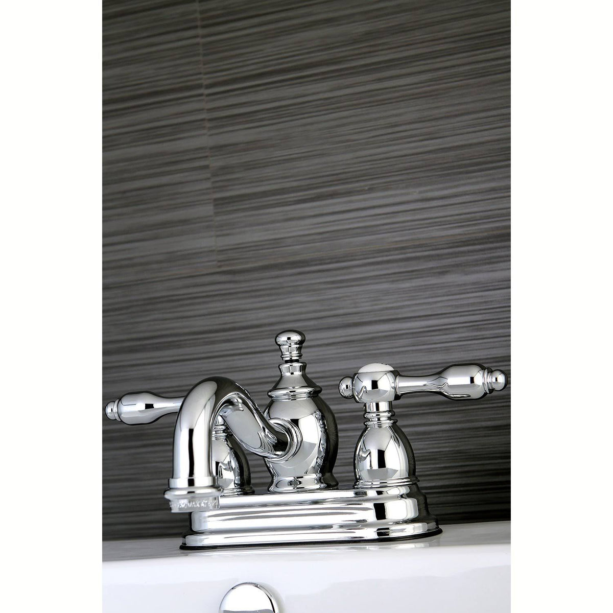 Chrome Centerset Lavatory Faucet with Pop-Up R681
