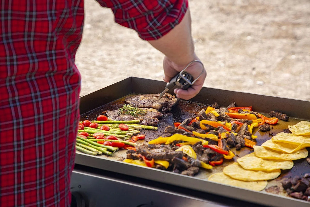 4 Burner Portable Griddle with Foldable Side Shelf H3278