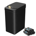 2.6 Gallon Automatic Motion Sensor Black Trash Can E515