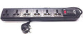 220/240 Volt 6-Universal Outlet Power Strip and Surge Protector 13 Amp Q7705