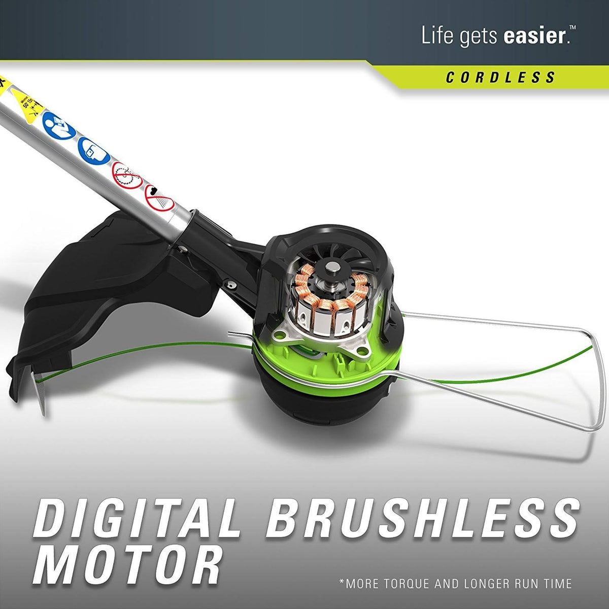 80V Cordless String Trimmer and Blower Combo K4148