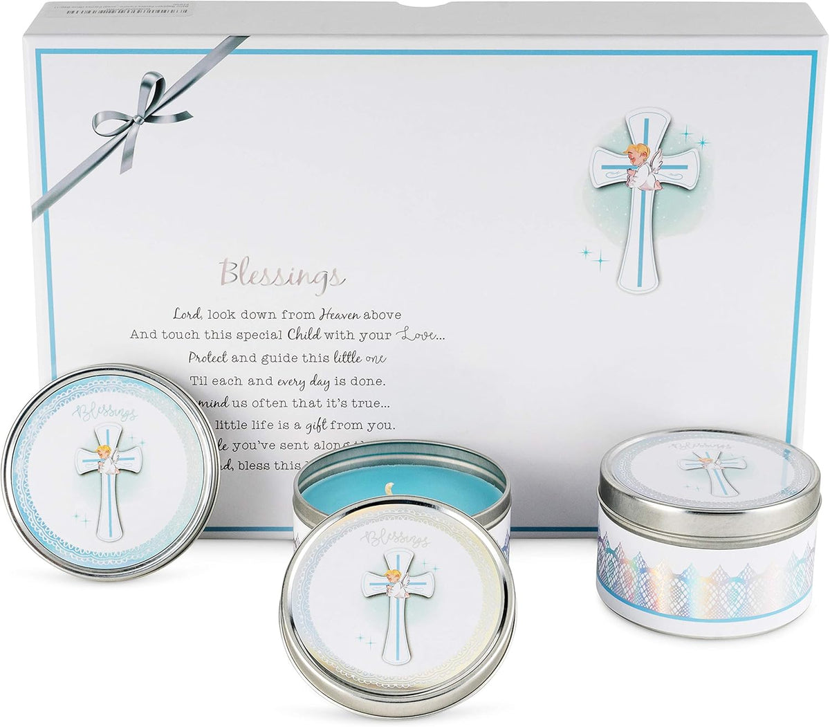 9 Pack Blue Baby Shower Candles W136710