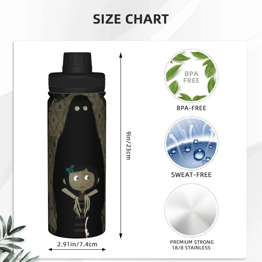 Insulated Stainless Steel Water Bottle 18OZ Y9691