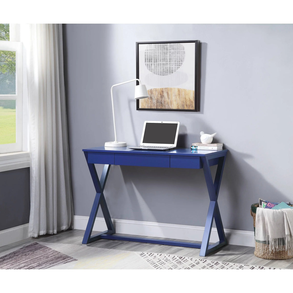 Twilight Blue Writing Desk D465284
