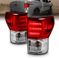 Clear Red LED Brake Tail Lights Bulb Included Set C53246