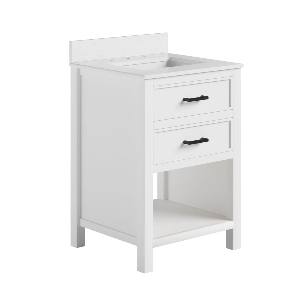 24 Inch Bathroom Vanity with Ceramic Sink X12194