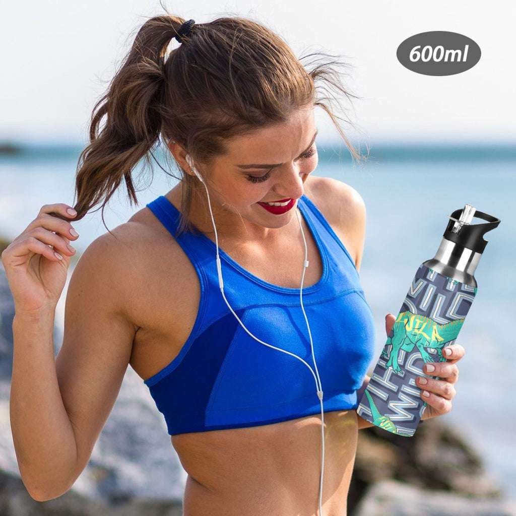 Stainless Steel Insulated Water Bottle with Straw Lid X964